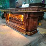 Meja Altar Ukiran Perjamuan Paroki Onekore Ende NTT