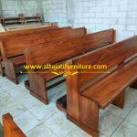 Bangku Gereja Jati Jepara Minimalis Modern
