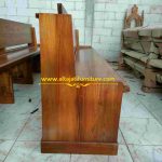 Bangku Gereja Jati Jepara Minimalis Modern