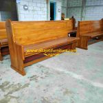 Bangku Gereja Kayu Jati Minimalis Asli Jepara