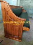 Bangku Gereja Kayu Jati Minimalis