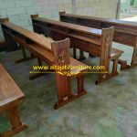 Bangku Gereja Katolik Minimalis Klasik Kayu Jati Solid
