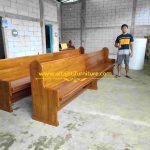 Bangku Gereja Kayu Jati Minimalis Asli Jepara