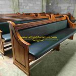 Bangku Gereja Kayu Jati Minimalis