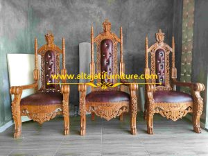 Set Kursi Pastor dan Altar Gereja Kayu Jati Ukiran Jepara